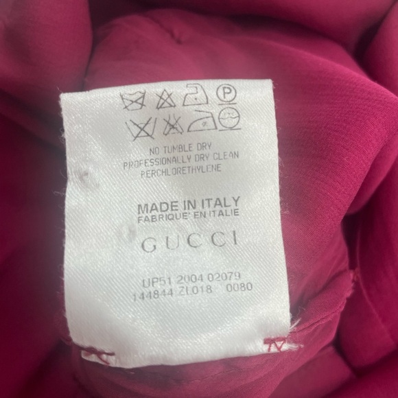 Vintage Gucci Runway Bustier Cutout Silk Mini Dress 42 6 Corset Open Back 2000s - Picture 13 of 15